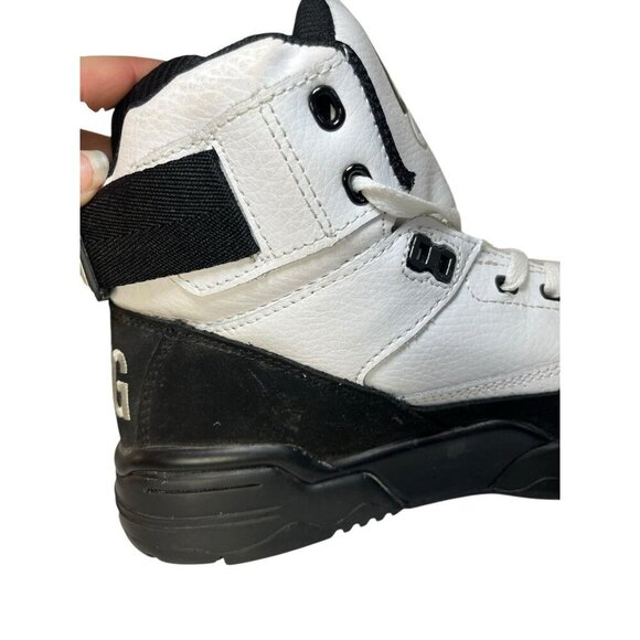 Patrick Ewing Athletics 33 Hi Sneaker Black/White/Silver Men's 7 Retro Style - Picture 12 of 16